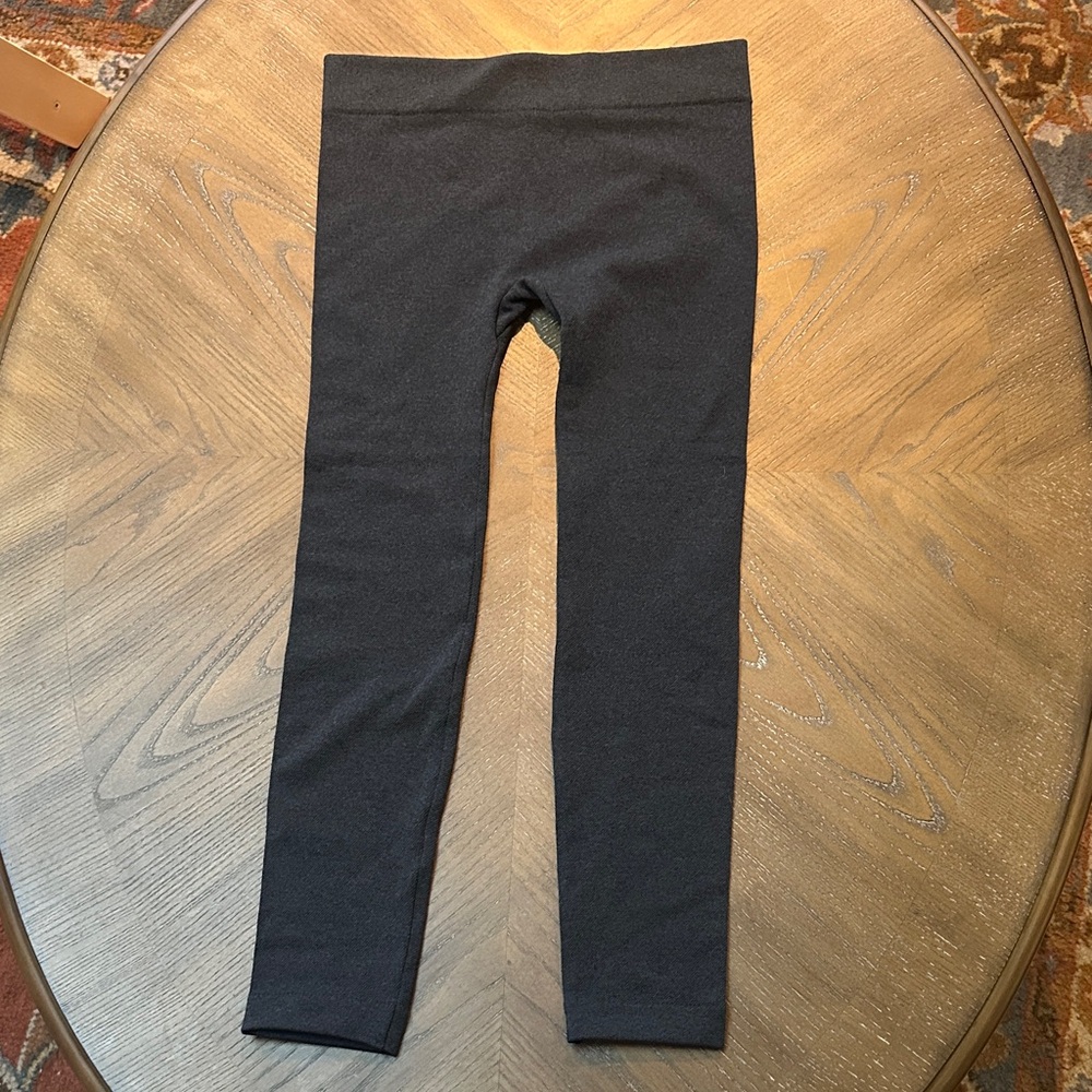 Dark gray fleece lined Leggings